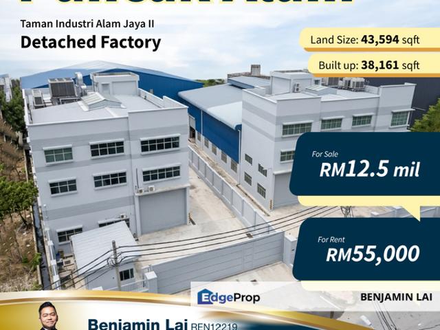 Warehouse for sale in Jeram, Selangor