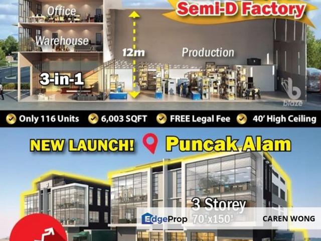 Warehouse for sale in Selayang, Selangor