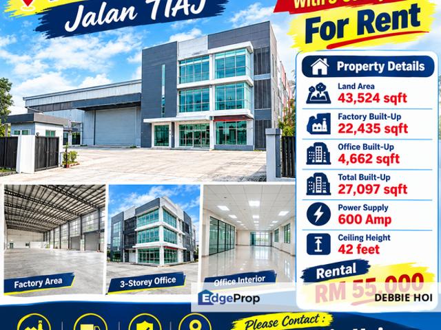 Warehouse for rent in Bandar Puncak Alam, Kuala Selangor