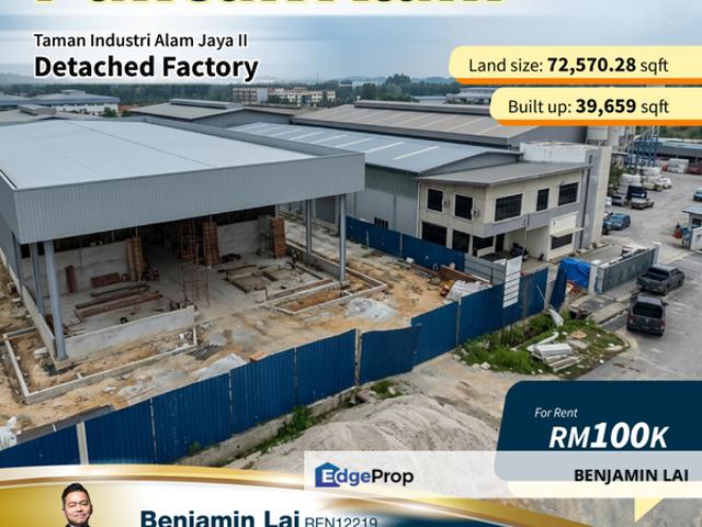Warehouse for rent in Jeram, Selangor