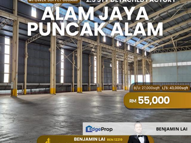 Warehouse for rent in Jeram, Selangor