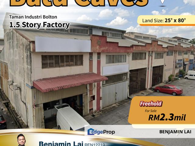 Warehouse for sale in Selayang, Selangor