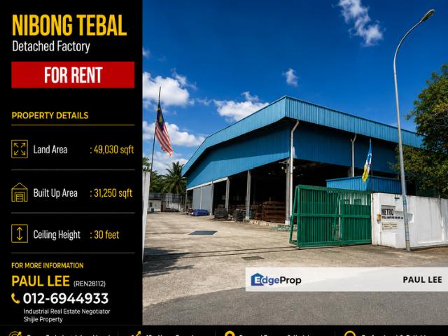 Warehouse for rent in Wellesley, Penang