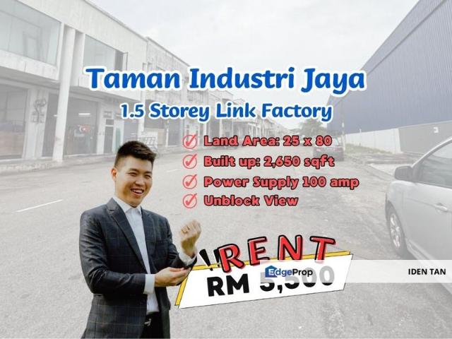 Warehouse for rent in Johore Bahru, Johor
