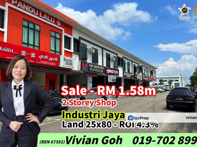 Shop for sale in Pulai, Bukit Ledang