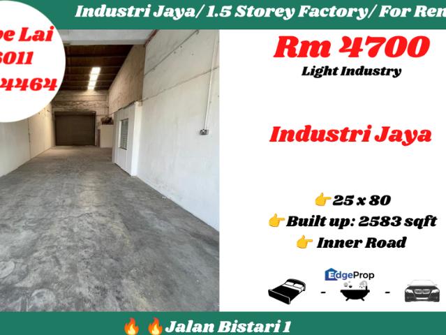 Warehouse for rent in Johore Bahru, Johor