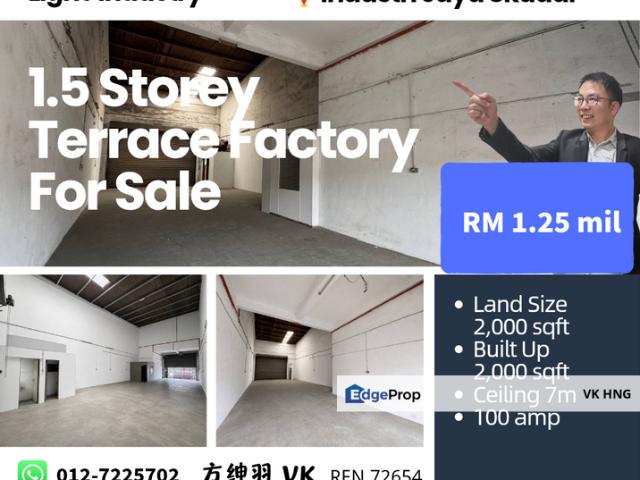 Warehouse for sale in Pulai, Bukit Ledang