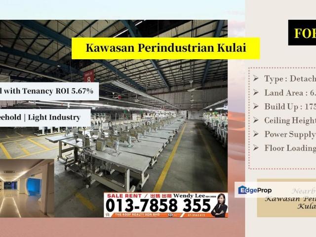 Warehouse for sale in Kulai, Johor