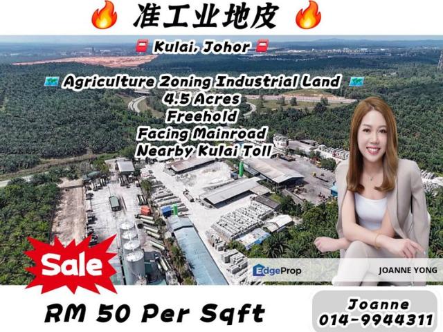 Warehouse for sale in Kulai, Johor