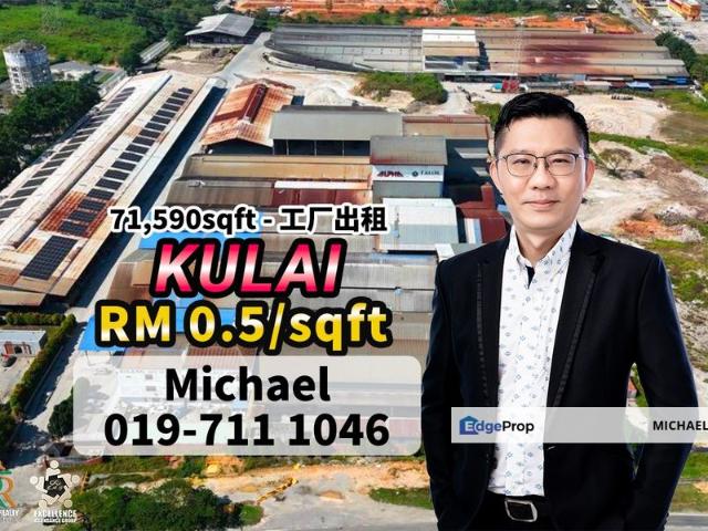 Warehouse for rent in Kulai, Johor