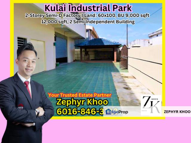Warehouse for sale in Kulai, Johor