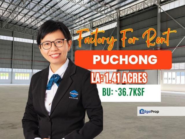 Warehouse for rent in Tanjong Sepat, Selangor