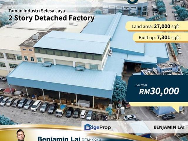 Warehouse for rent in Kajang, Langat