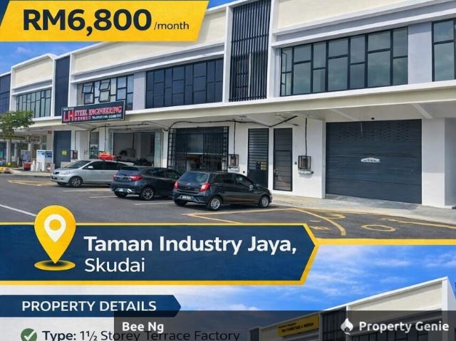 Warehouse for rent in Pulai, Bukit Ledang