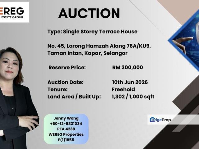 House for sale in Port Klang, Selangor