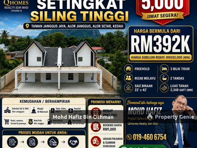 Residential House for sale in Alor Janggus, Kedah