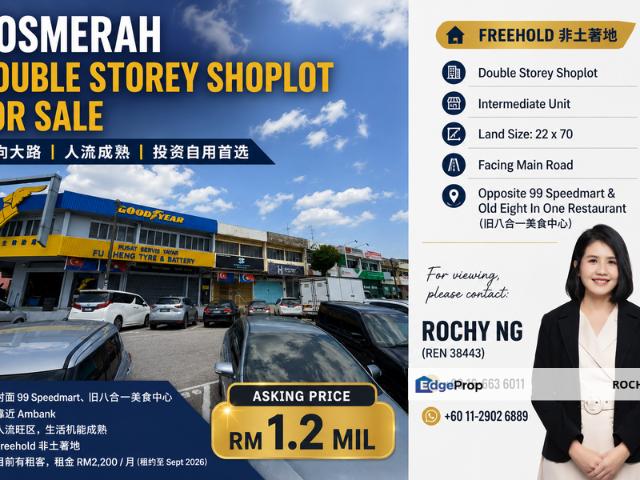 Shop for sale in Bukit Ledang, Johor