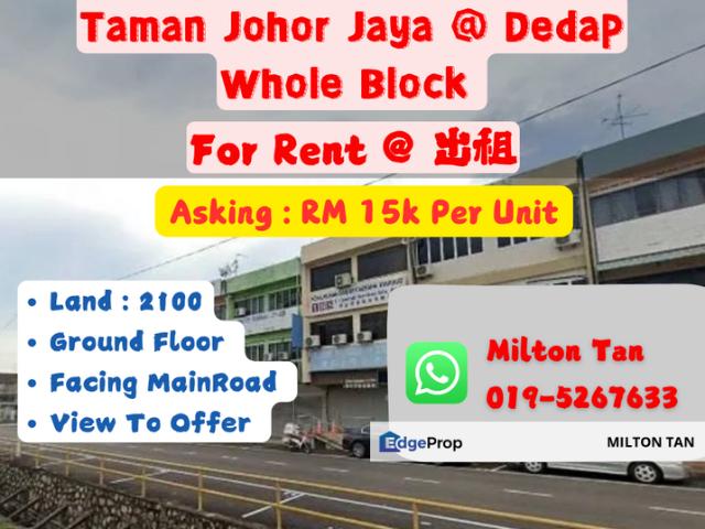 Shop for rent in Plentong, Johor