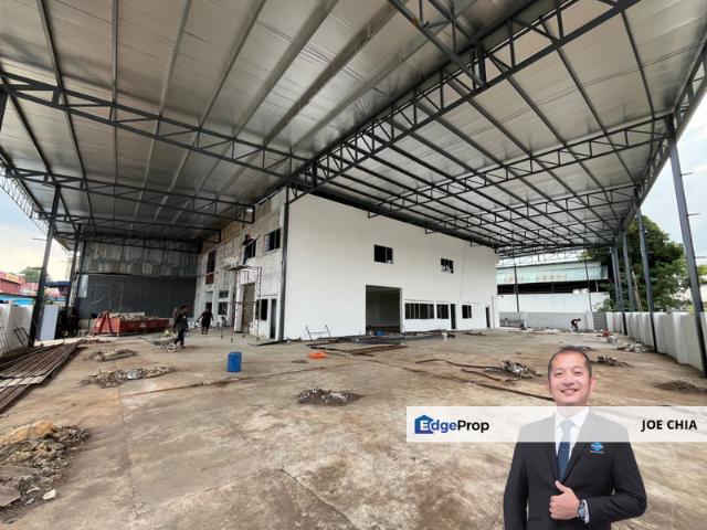 Warehouse for rent in Taman Johor Jaya, Plentong