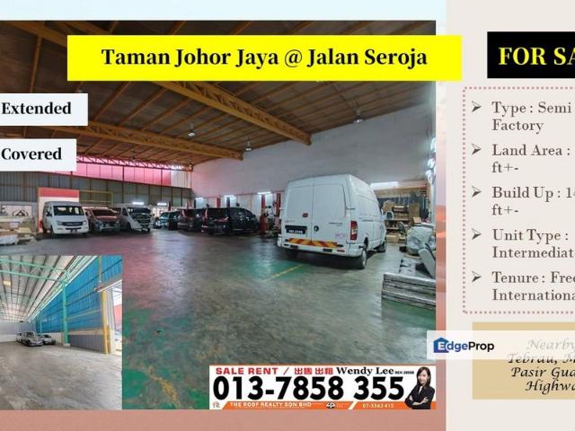 Warehouse for sale in Plentong, Johor