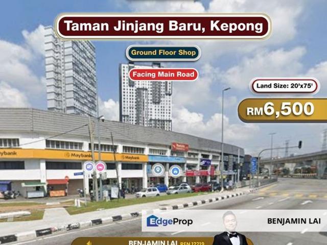 Shop for rent in Kepong, Kuala Lumpur