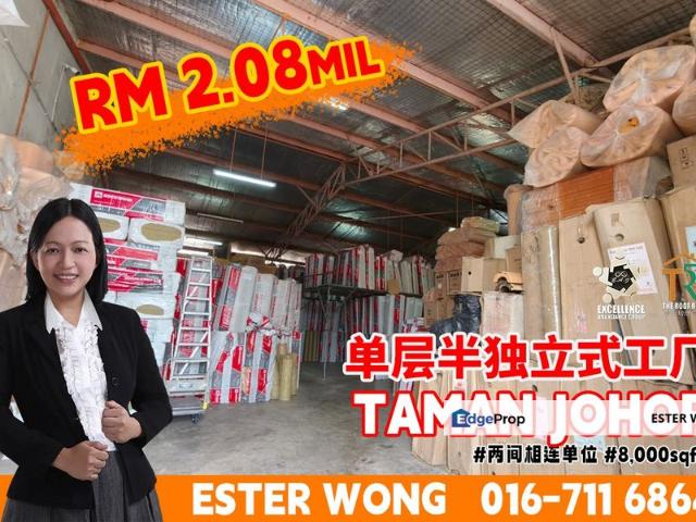 Warehouse for sale in Johore Bahru, Johor