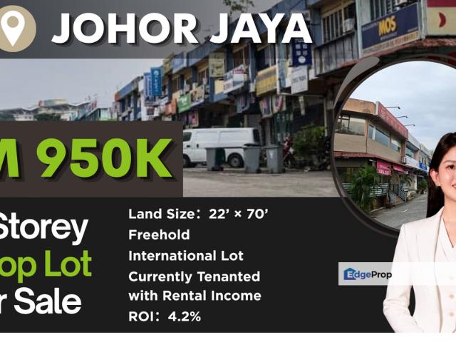 Shop for sale in Plentong, Johor