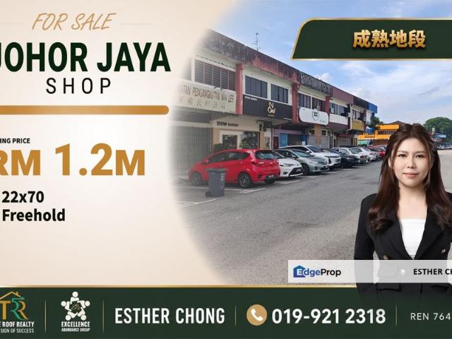 Shop for sale in Plentong, Johor