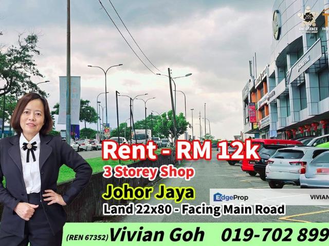 Shop for rent in Plentong, Johor