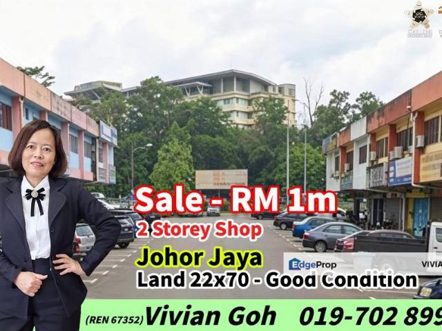 Shop for sale in Plentong, Johor