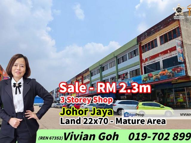 Shop for sale in Plentong, Johor