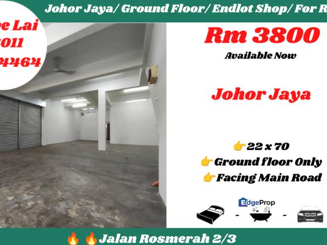 Shop for rent in Bukit Ledang, Johor