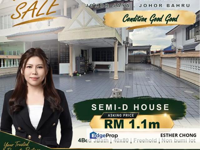 House for sale in Plentong, Johor