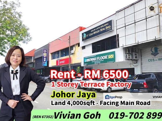 Warehouse for rent in Plentong, Johor