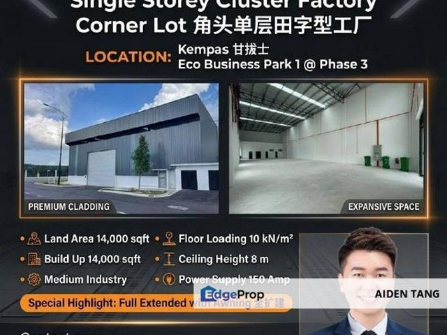 Warehouse for sale in Johore Bahru, Johor