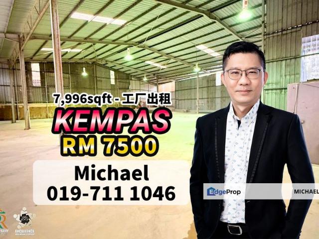 Warehouse for rent in Johore Bahru, Johor