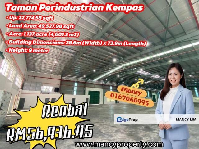Warehouse for rent in Johore Bahru, Johor