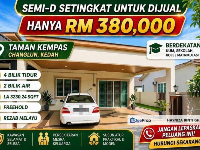 House for sale in Changlun, Kedah
