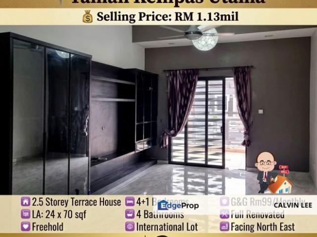 House for sale in Taman Kempas Utama, Johor Bahru