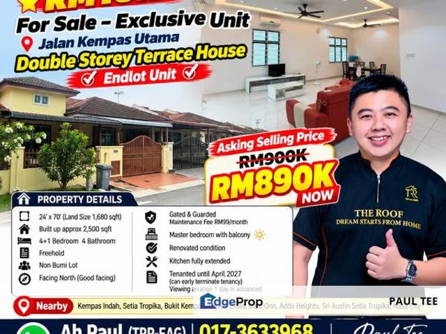 House for sale in Tebrau, Johor Bahru