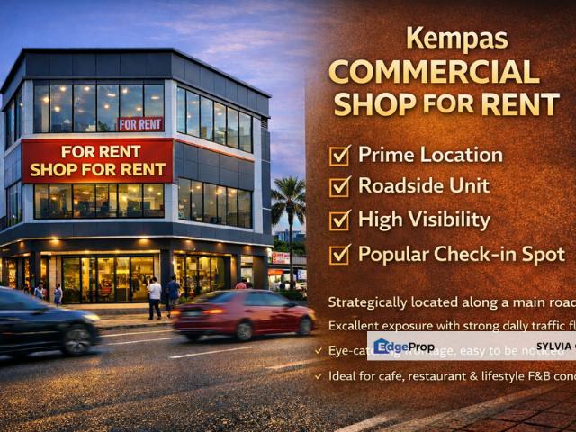Shop for rent in Johor