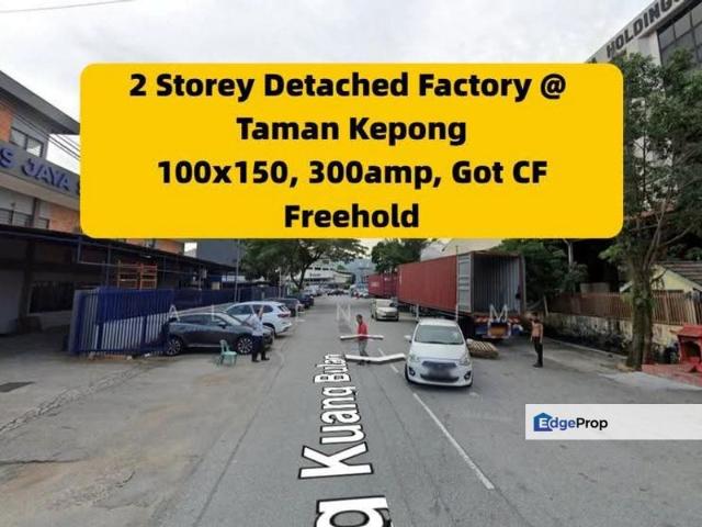 Warehouse for sale in Kepong, Kuala Lumpur