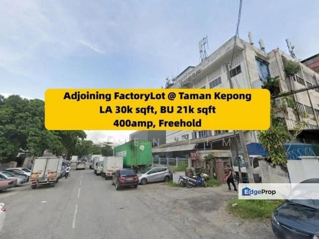 Warehouse for sale in Kepong, Kuala Lumpur