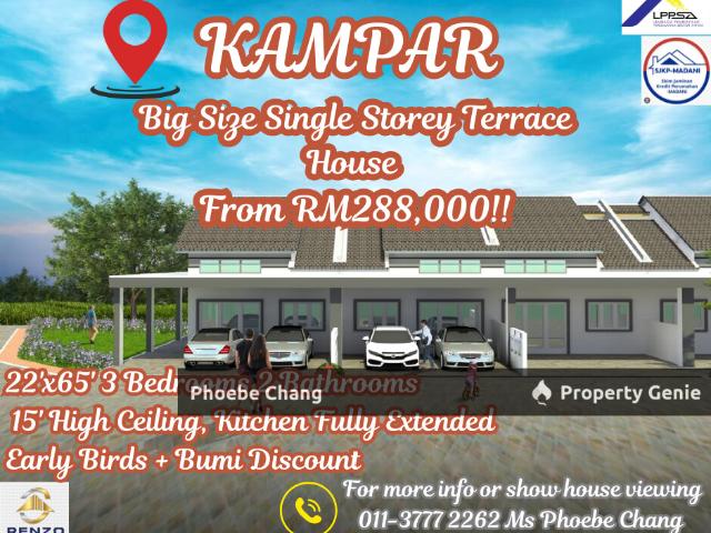 Terraced House for sale in Perak, Kampar