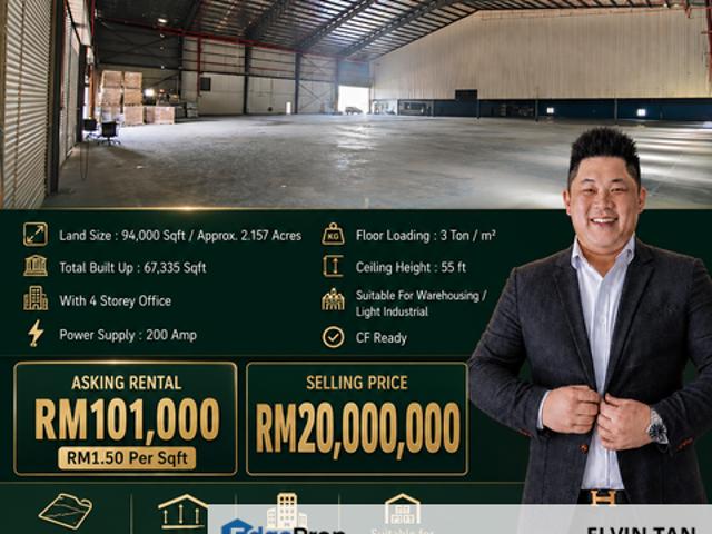 Warehouse for rent in Port Klang, Selangor