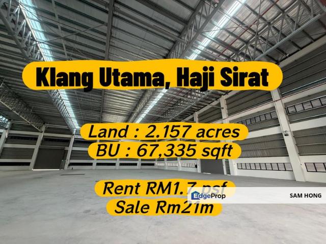 Warehouse for rent in Port Klang, Selangor