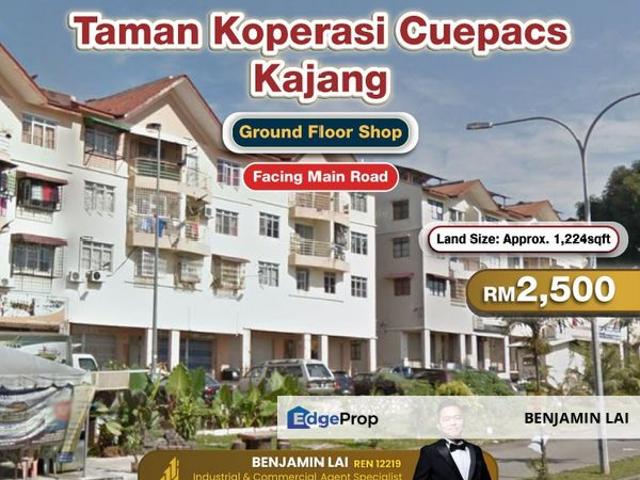 Shop for rent in Kajang, Langat