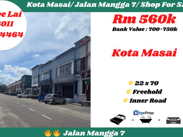 Shop for sale in Pasir Gudang, Johor