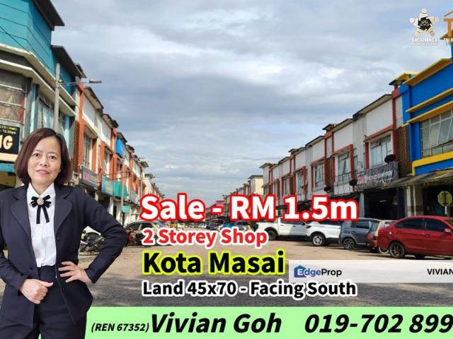 Shop for sale in Pasir Gudang, Johor