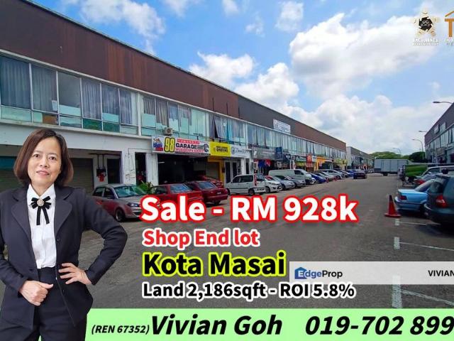 Shop for sale in Pasir Gudang, Johor